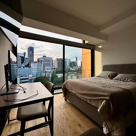 Luxury Apartment In Roma Norte With Stunning Views